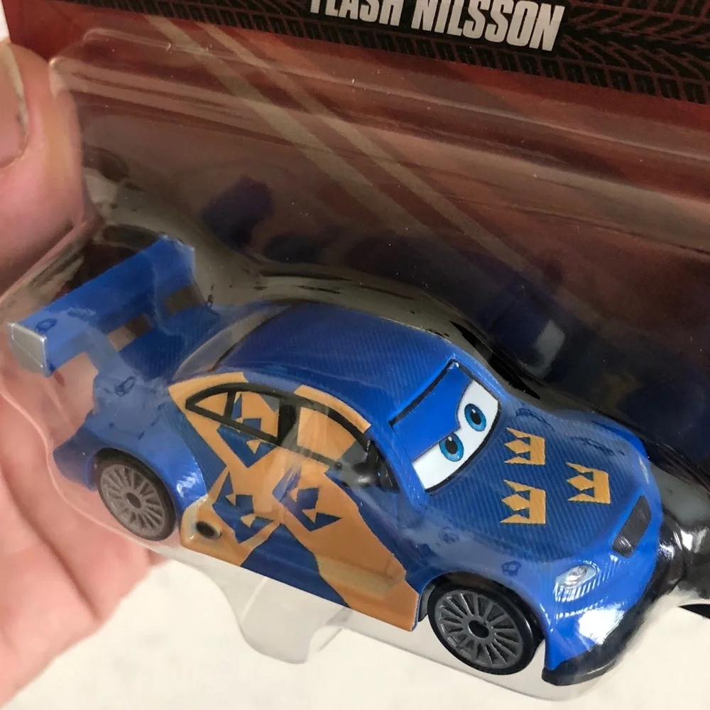 Pixar Cars Flash Nilsson Toy Car - Blue and Yellow